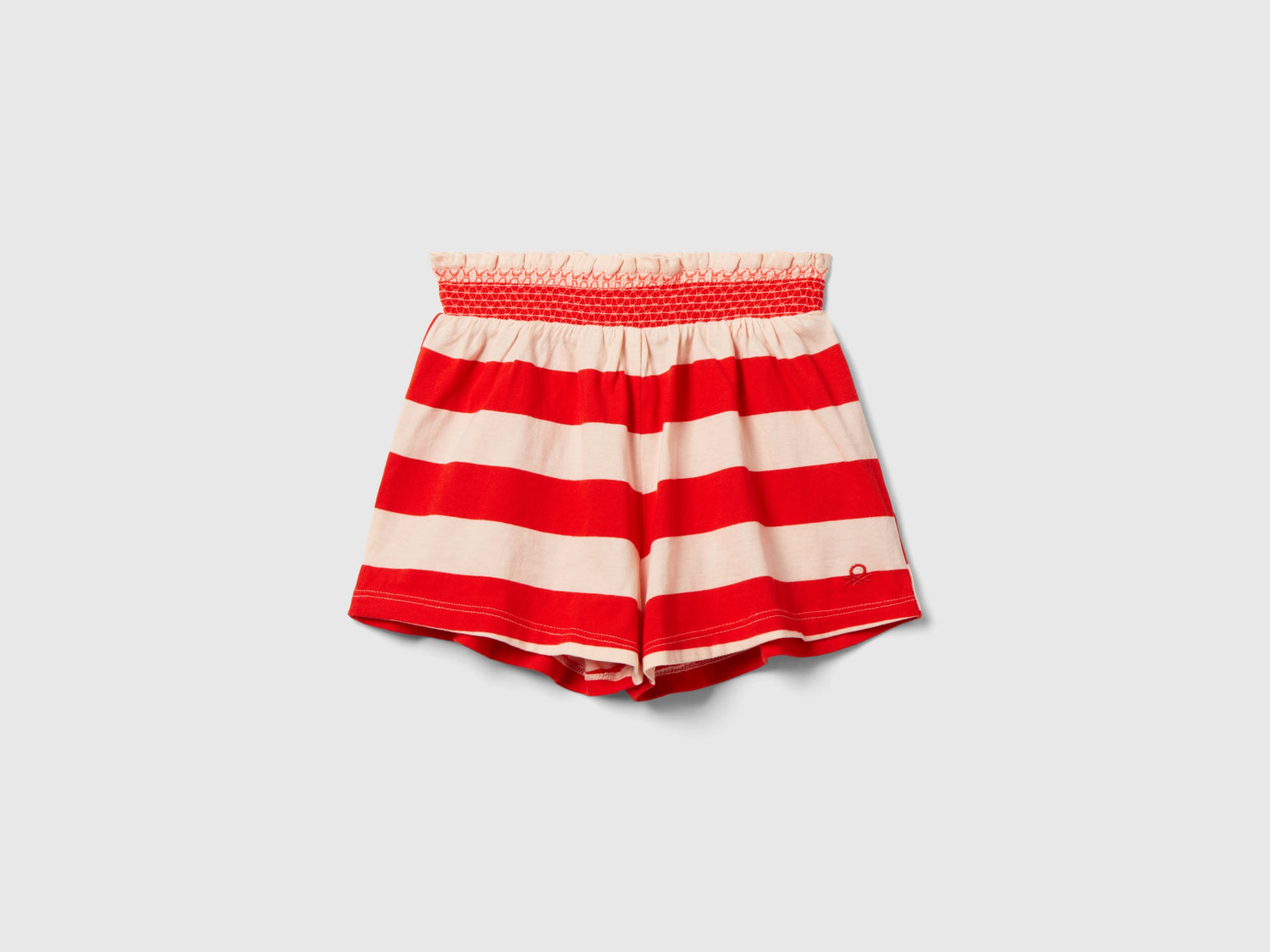 Shorts a righe con rouches da bimba multi-color | Benetton Outlet