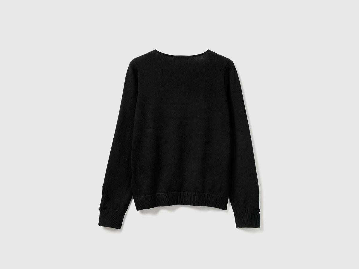 Maglia con scollo quadrato