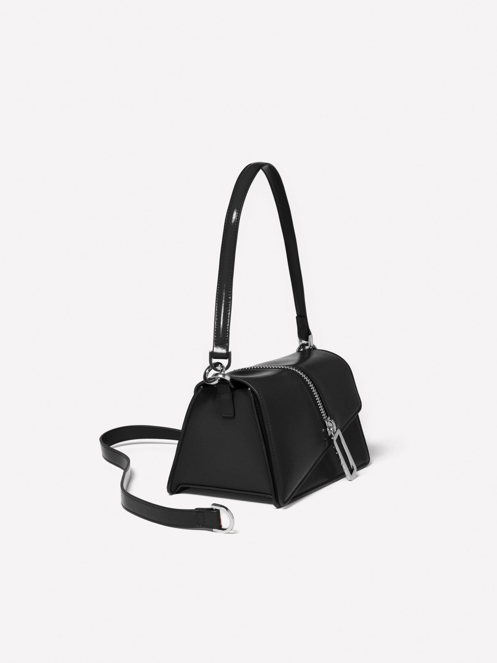Borsa con cerniera da donna nero 4 | Sisley Outlet