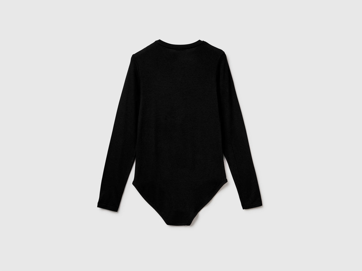 Body in misto Modal e cashmere