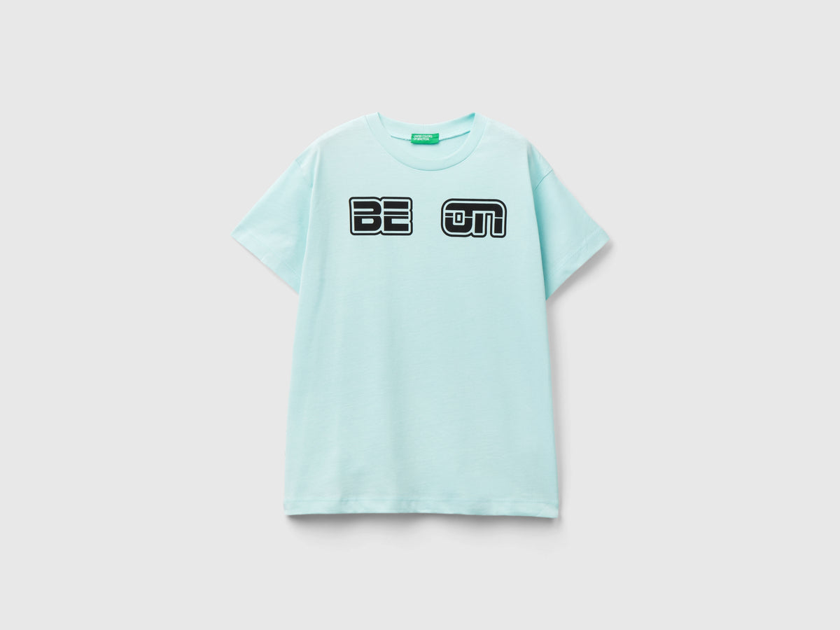 T-shirt 100% cotone bio con logo