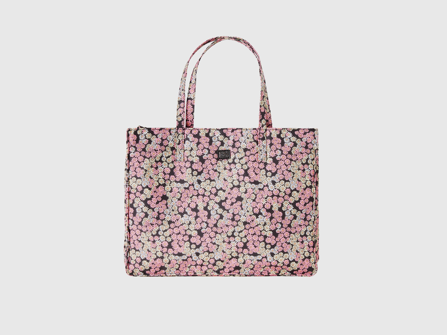 Shopping bag a fiori da donna multi-color | Benetton Outlet