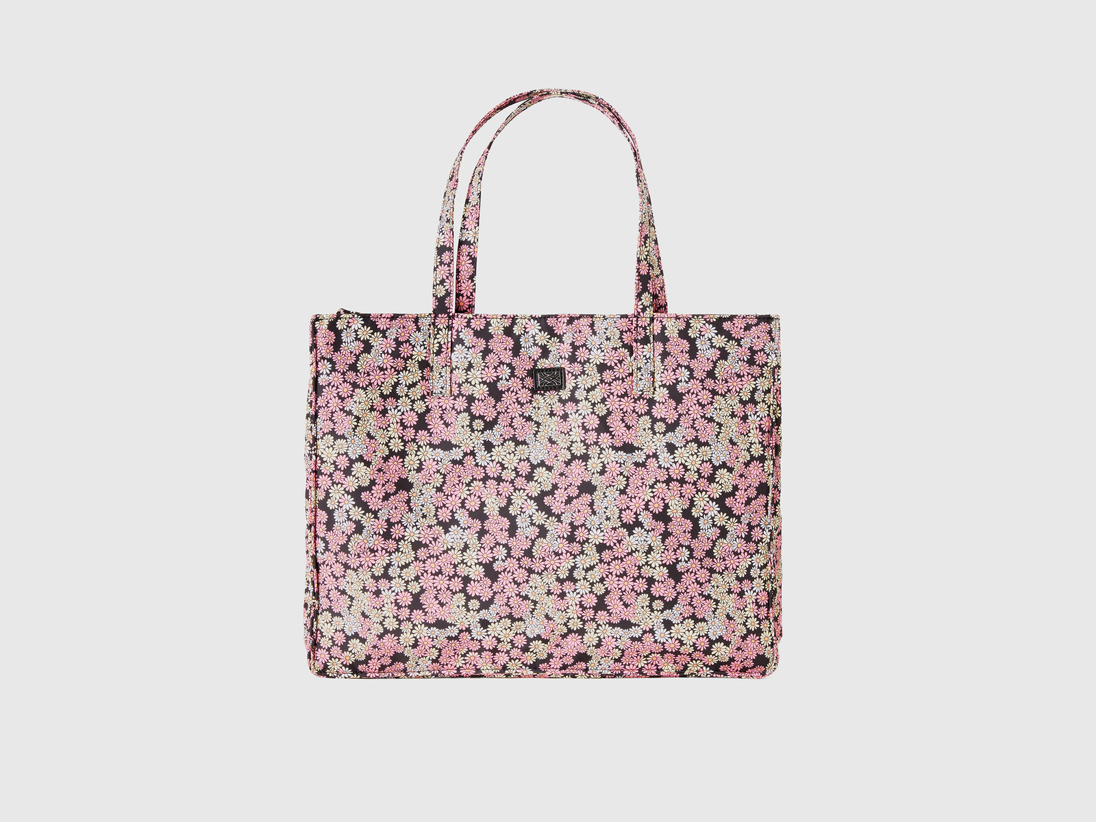 Shopping bag a fiori da donna multi-color | Benetton Outlet