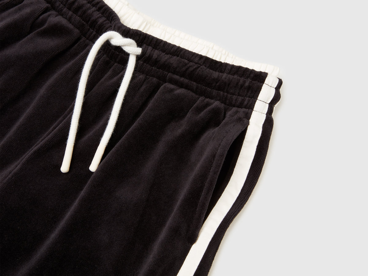 Pantaloni ampi in ciniglia