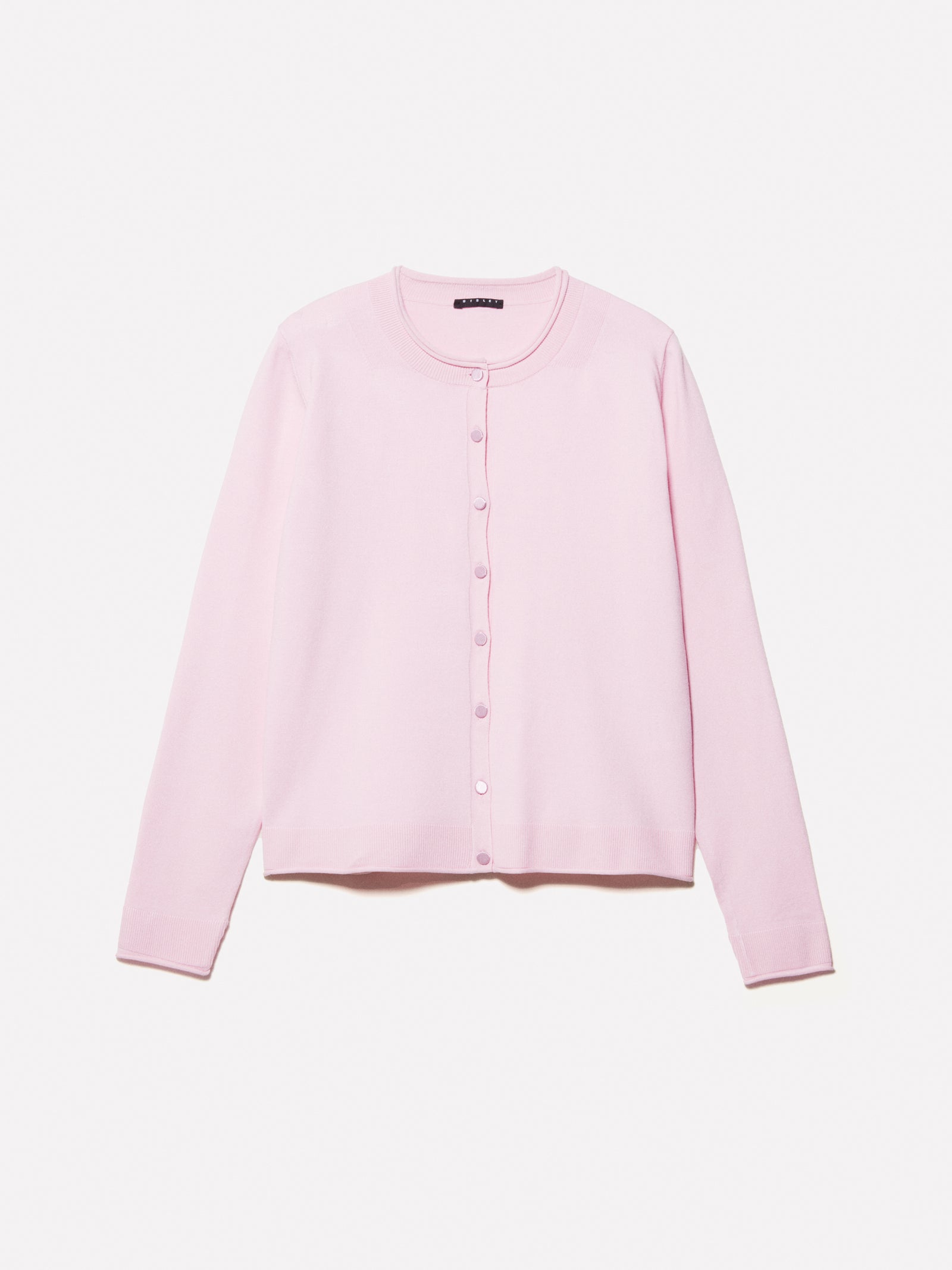 Cardigan regular fit rosa da donna rosa tenue | Sisley Outlet