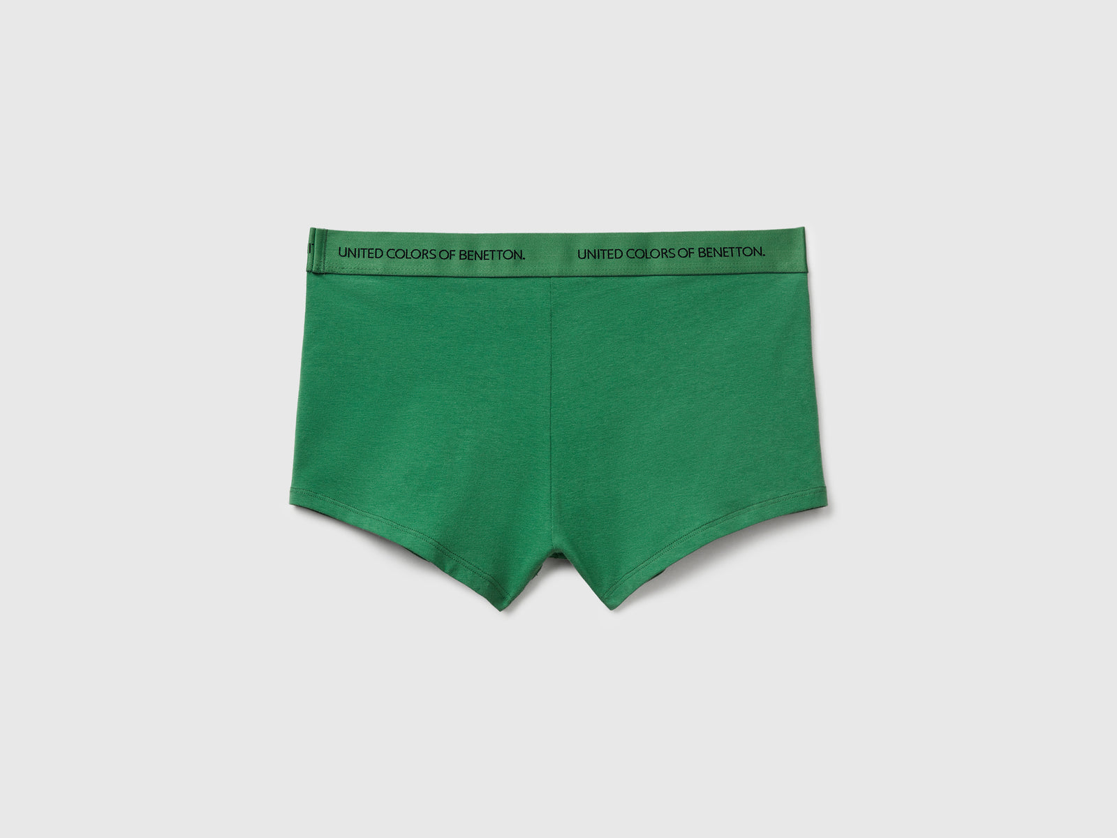 Boxer in cotone elasticizzato da uomo verde 2 | Benetton Outlet