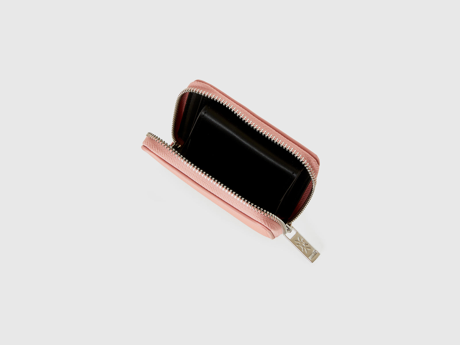 Portafoglio piccolo con zip da donna rosa 3 | Benetton Outlet