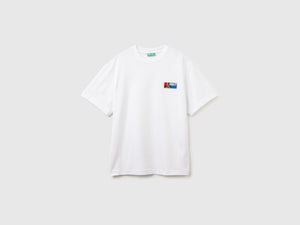 T-shirt Benetton Formula con stampa dietro