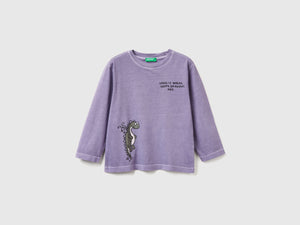 T-shirt manica lunga con stampa