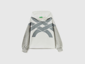 Felpa over fit con cappuccio