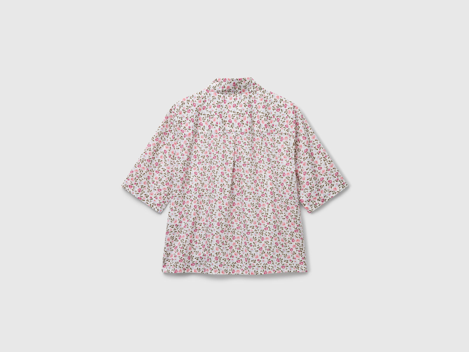 Camicia fantasia a manica corta da donna multi-color 2 | Benetton Outlet