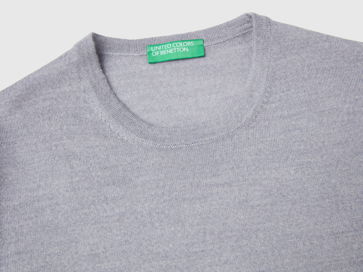 Maglia manica corta in pura lana Merino