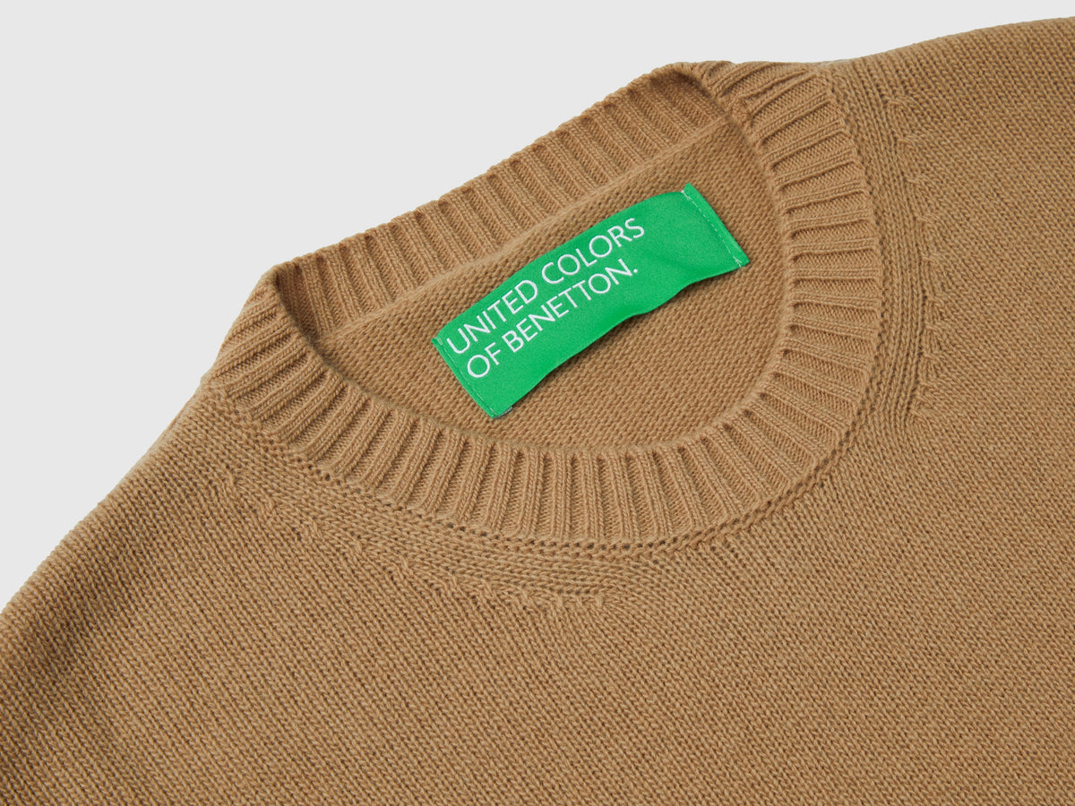 Maglia boxy fit in misto lana