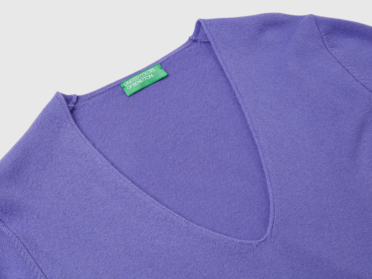 Pure Merino Wool V-Neck Sweater