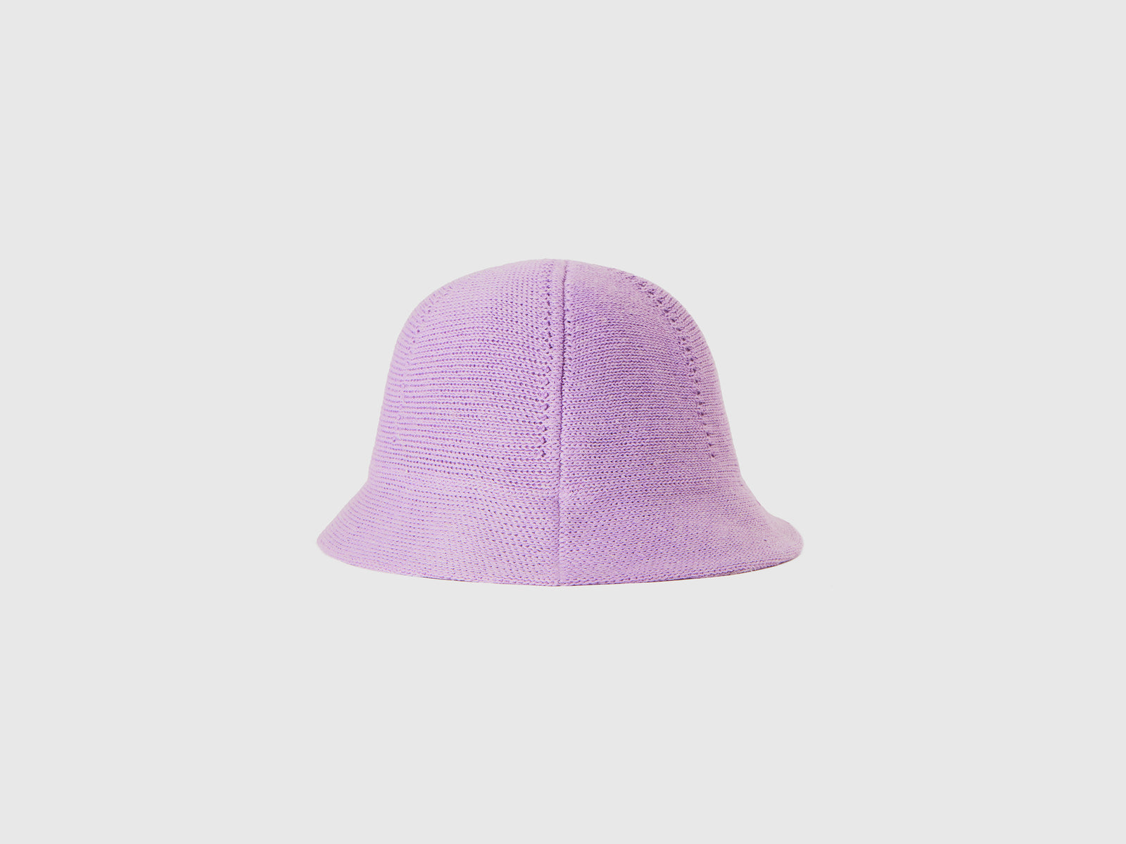 Cappello a campana in misto lino da bambina lilla 2 | Benetton Outlet