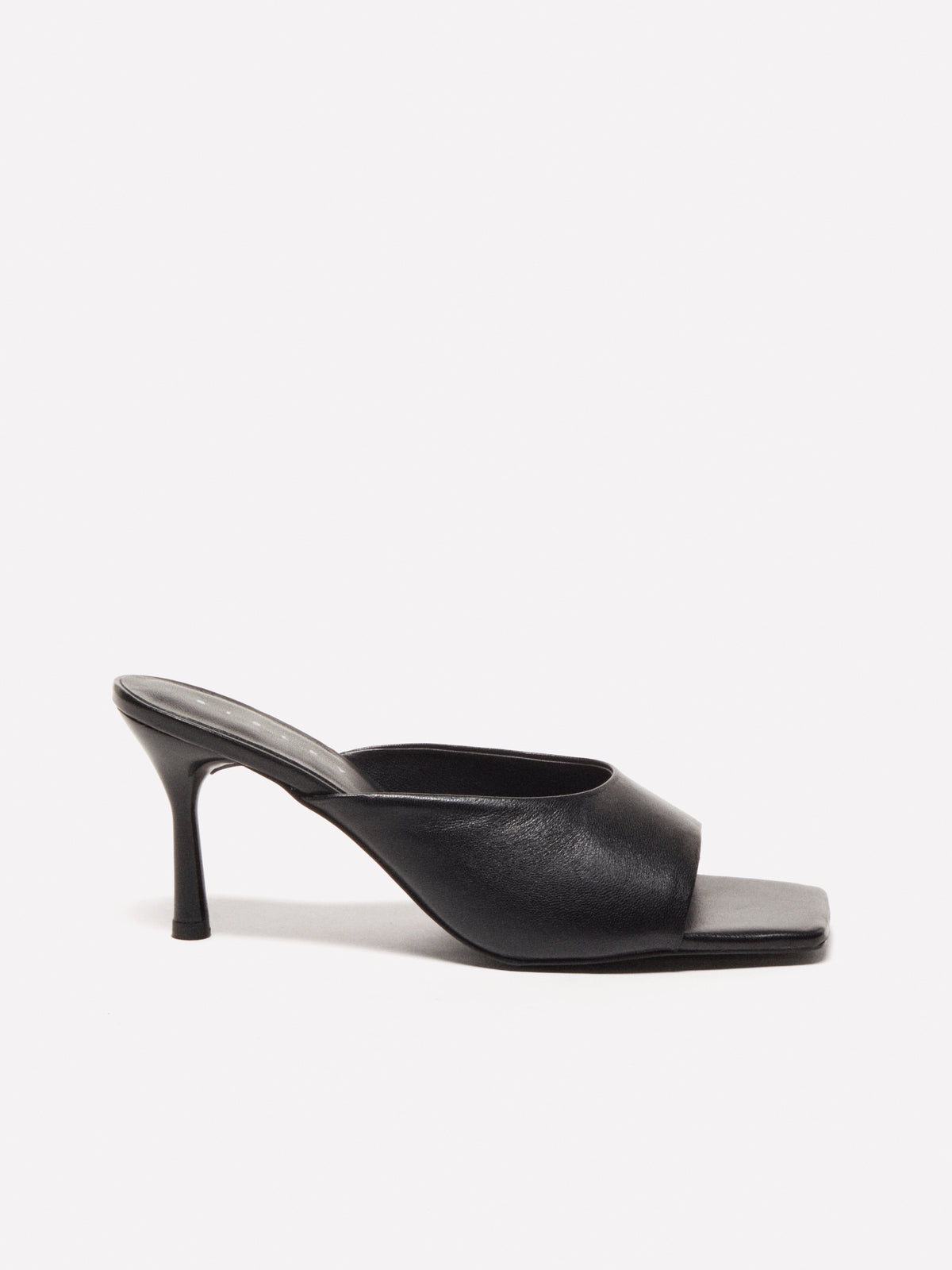 Sandali mules in pelle