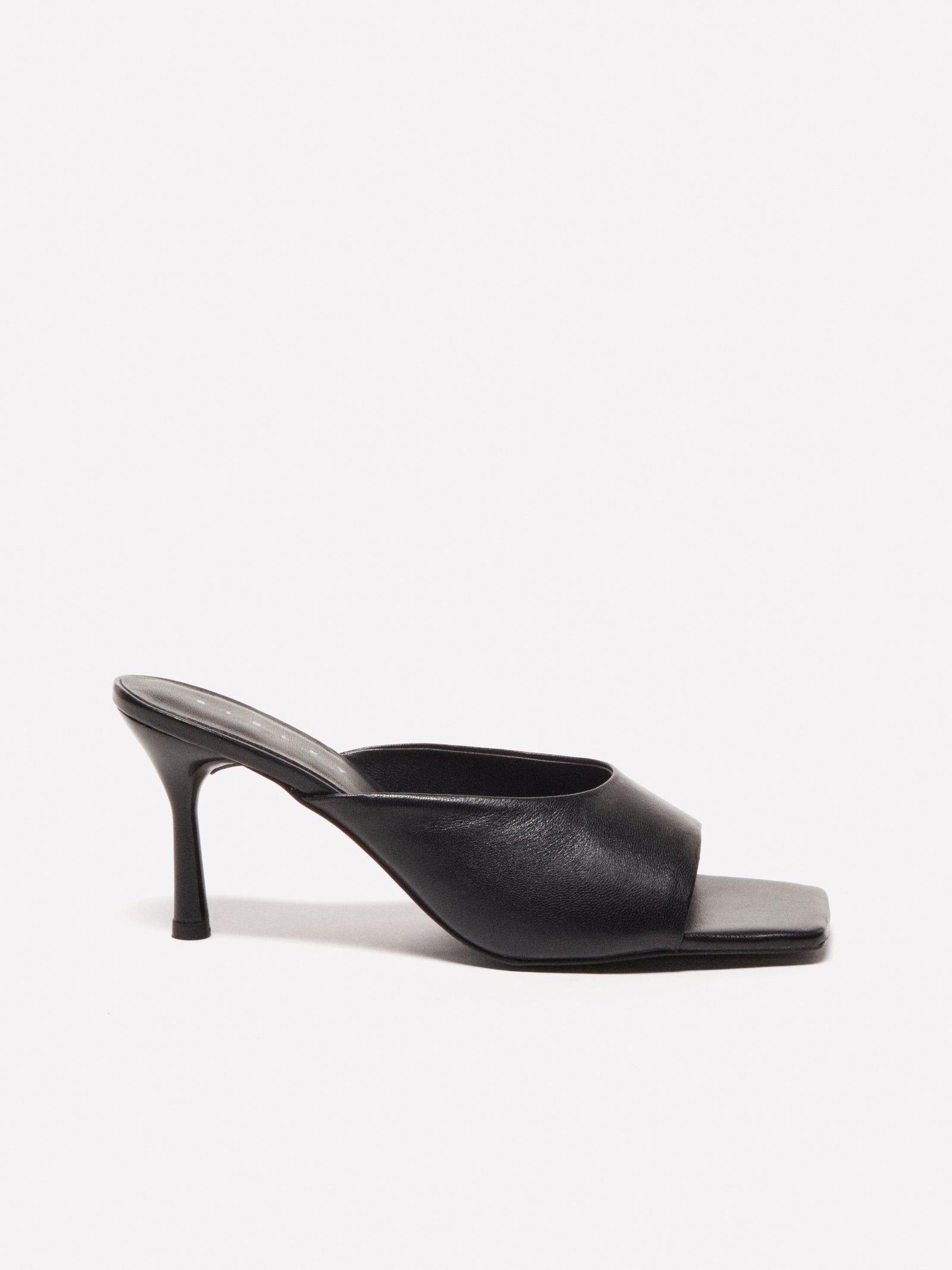 Sandali mules in pelle da donna nero 3 | Sisley Outlet