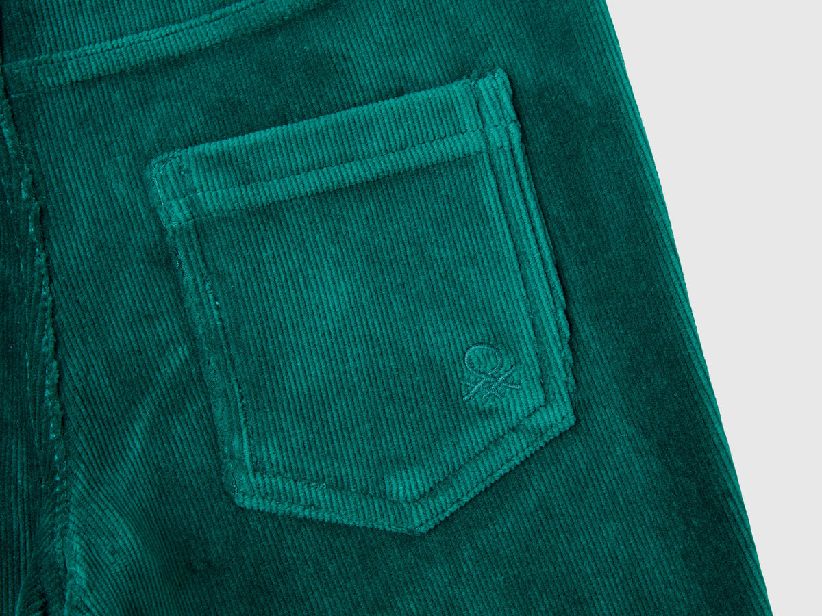 Pantaloni super skinny in ciniglia