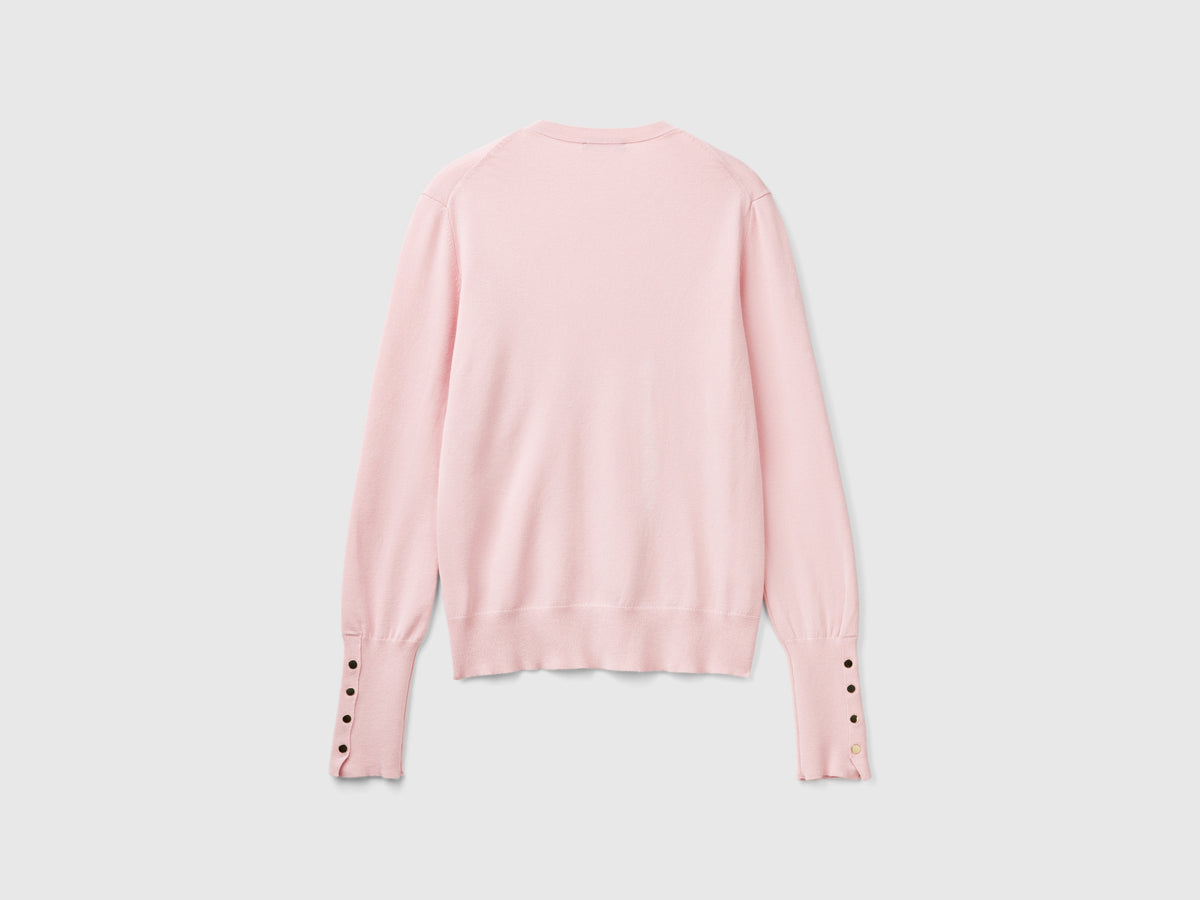 Maglioncino slim fit in misto viscosa