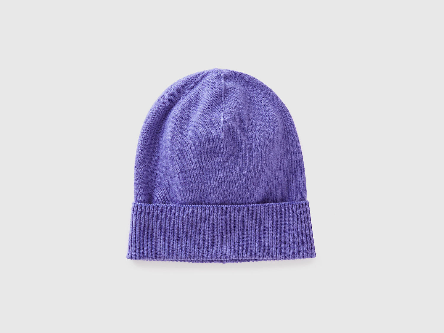 Cappello in pura lana Merino da donna viola | Benetton Outlet
