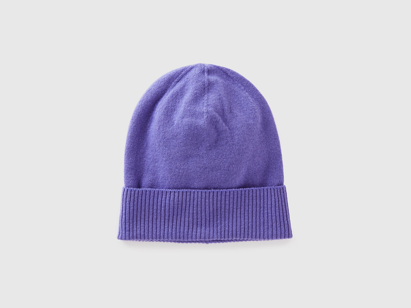 Cappello in pura lana Merino da donna viola | Benetton Outlet