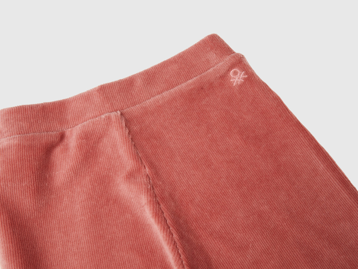 Pantaloni ampi in ciniglia