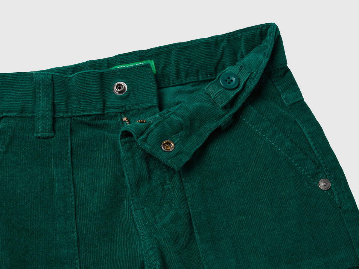 Pantaloni in velluto stretch