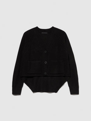 Cardigan asimmetrico