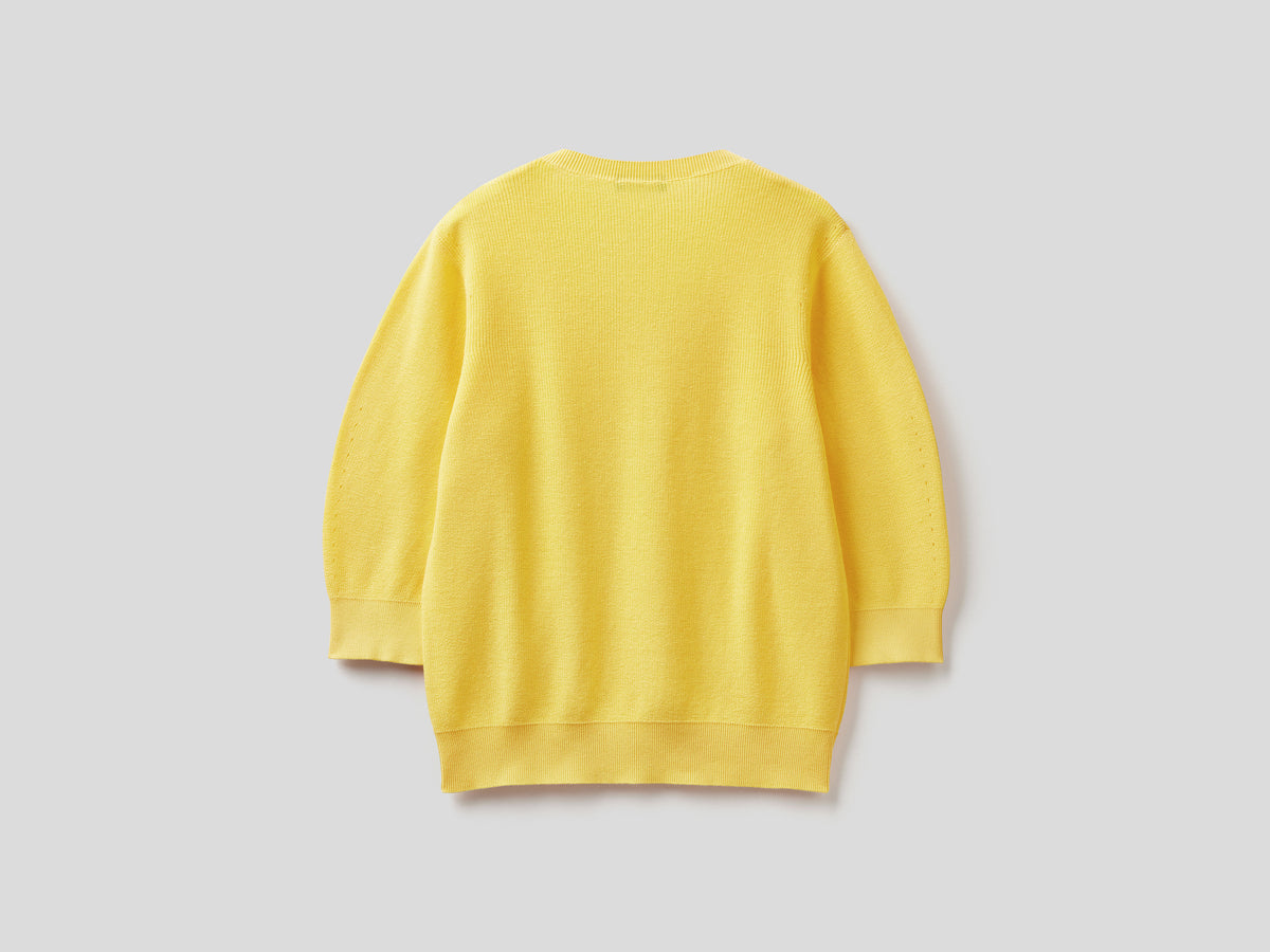 Maglioncino in cotone tricot