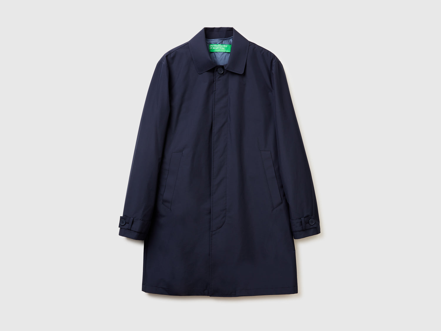 Trench con imbottitura staccabile da uomo blu scuro | Benetton Outlet