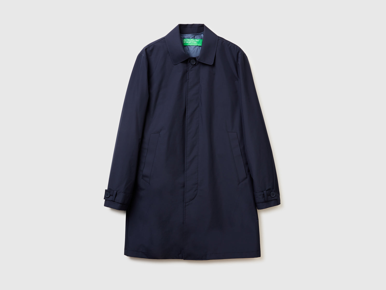 Trench con imbottitura staccabile da uomo blu scuro | Benetton Outlet