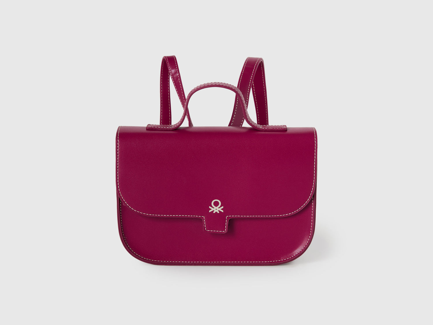 Cartellina in tessuto spalmato da bambina bordeaux | Benetton Outlet