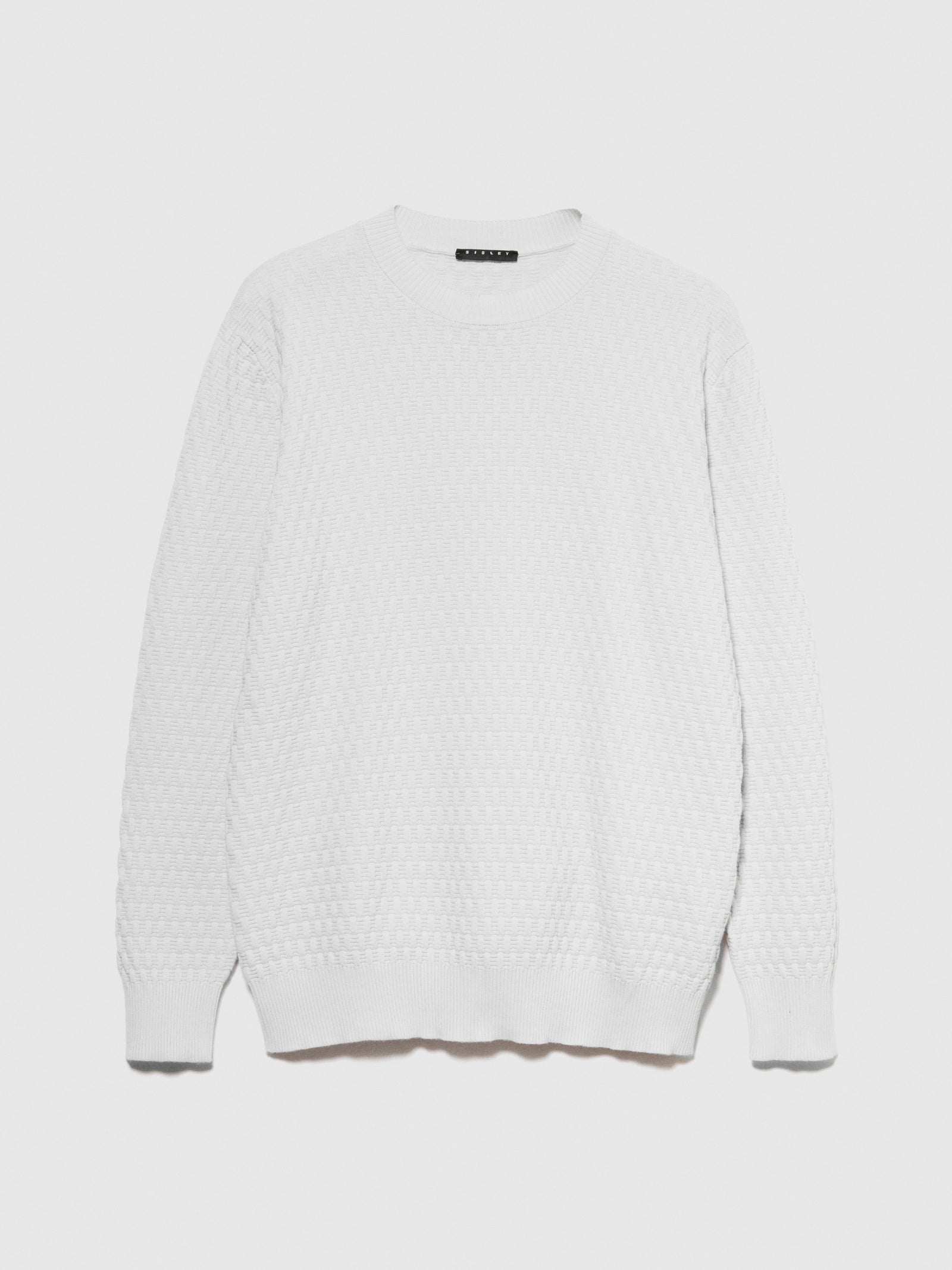 Maglia tinta unita da uomo argento | Sisley Outlet
