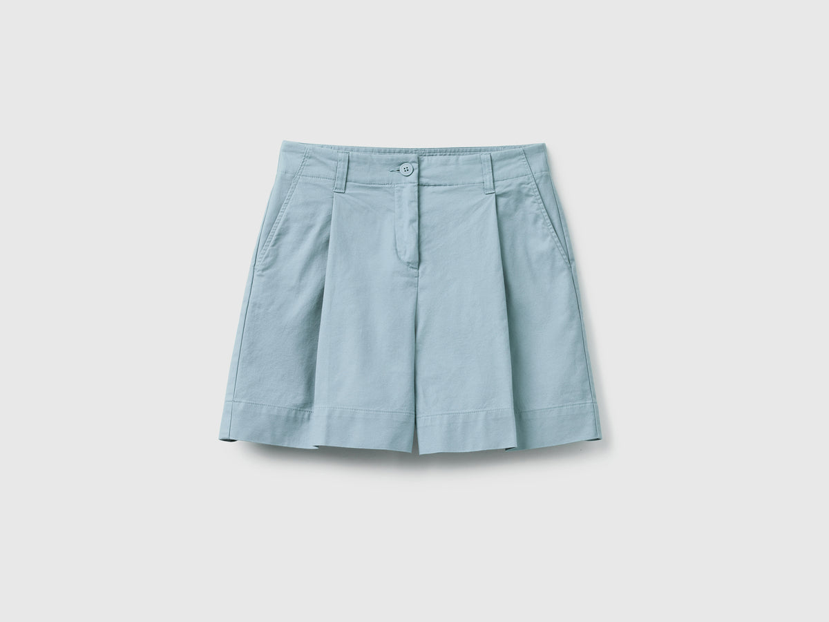 Shorts in cotone elasticizzato
