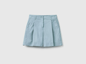 Shorts in cotone elasticizzato
