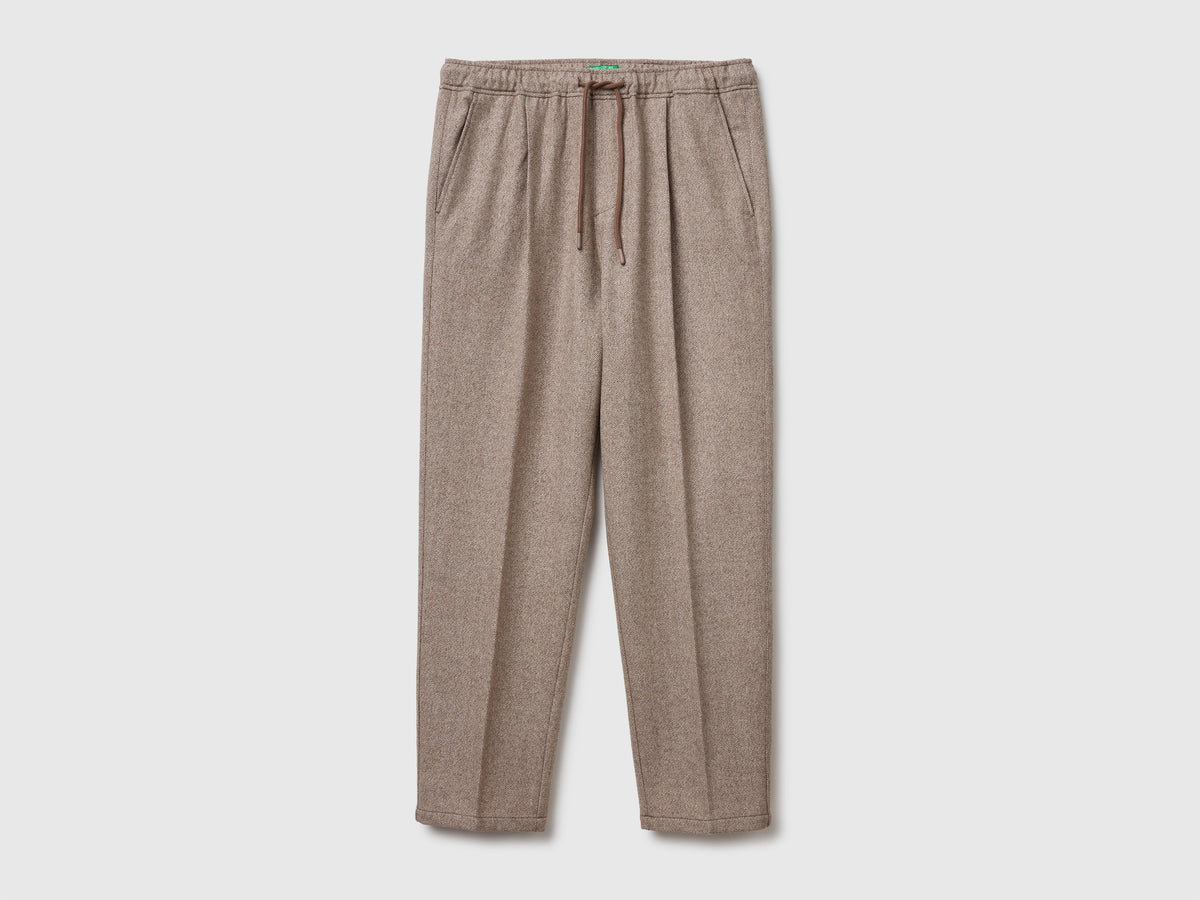 Joggers in flanella