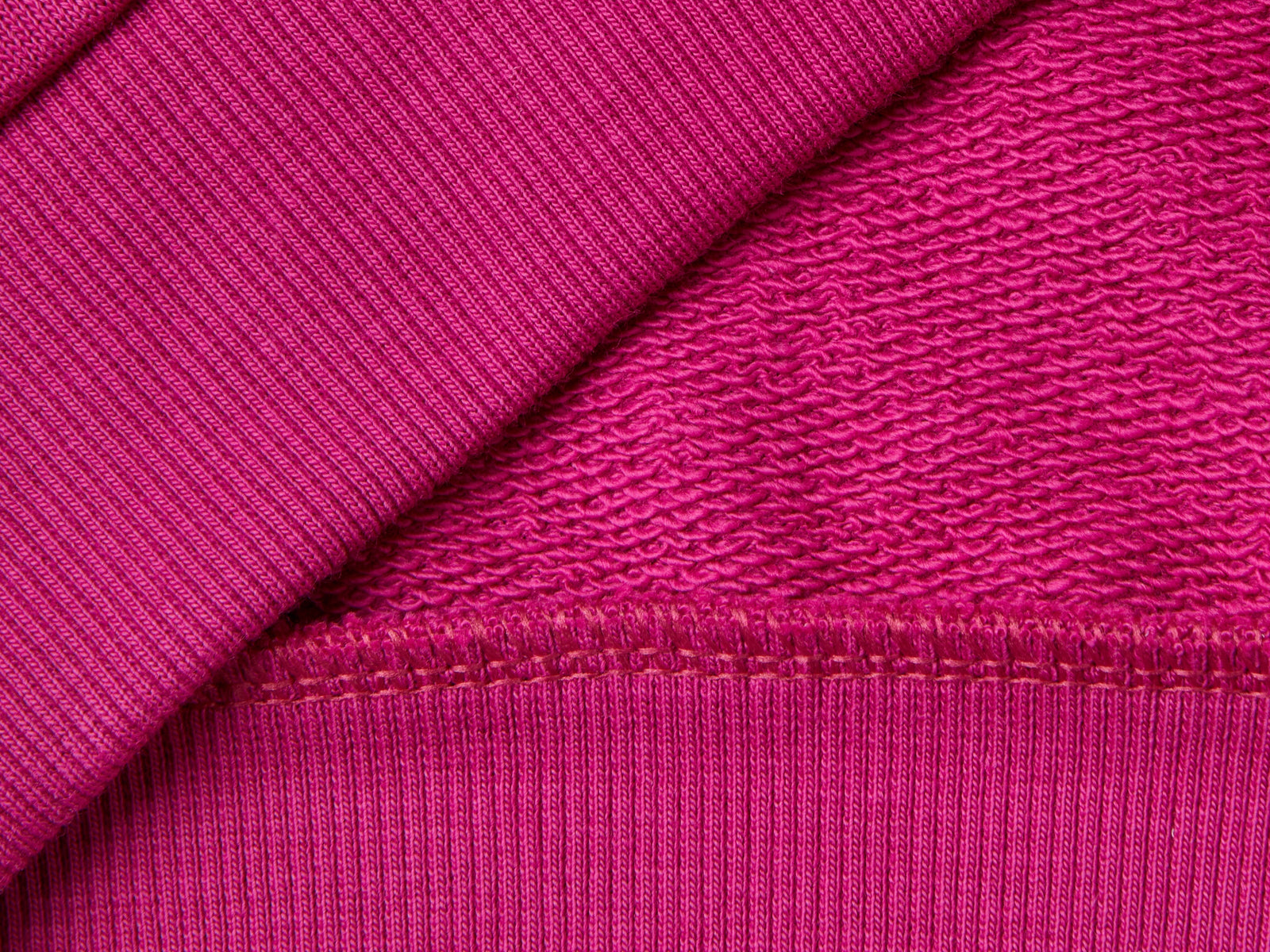Tuta in felpa con logo da bimbo fucsia 4 | Benetton Outlet
