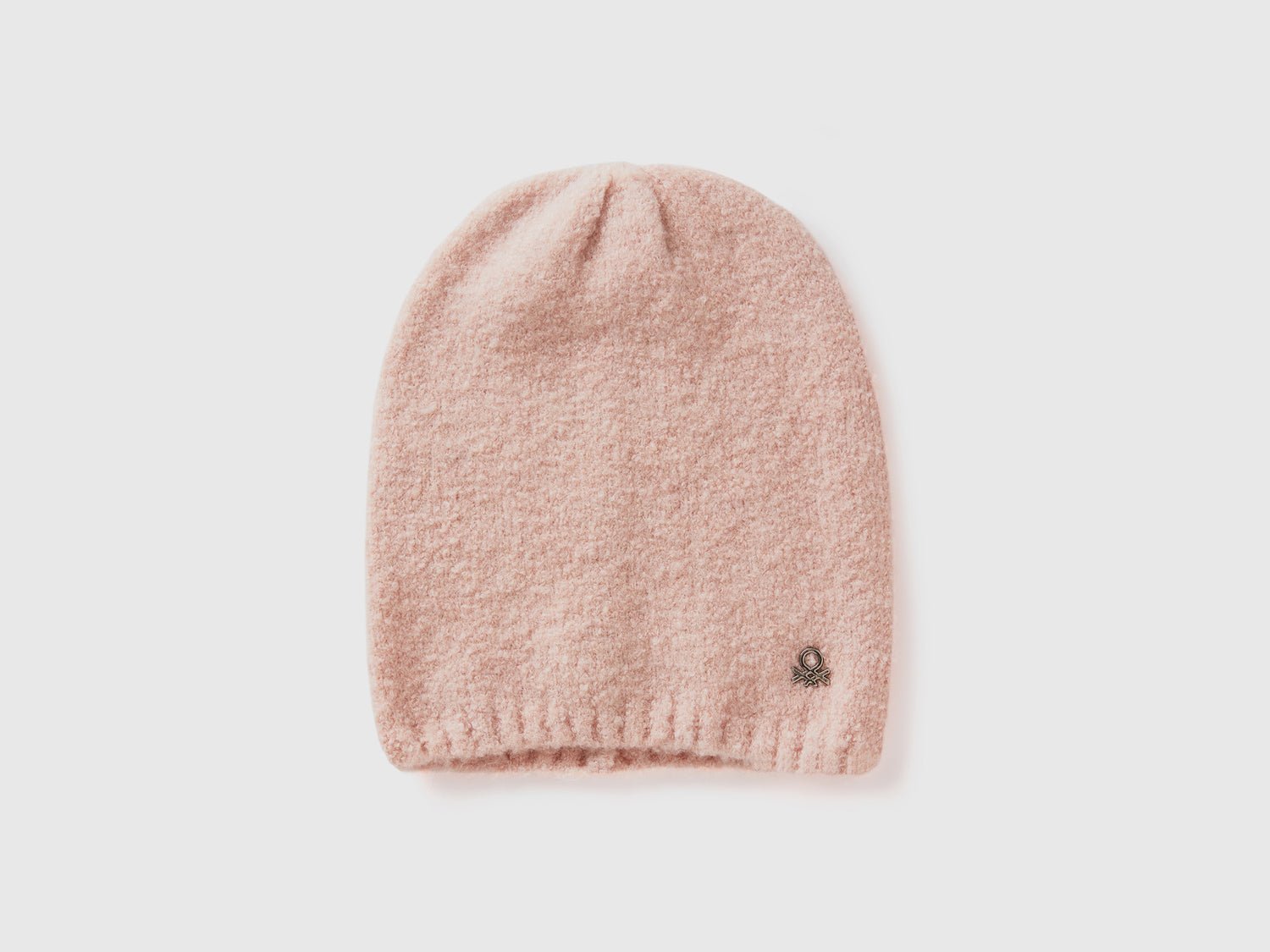 Cappello in misto lana da bambina rosa tenue | Benetton Outlet