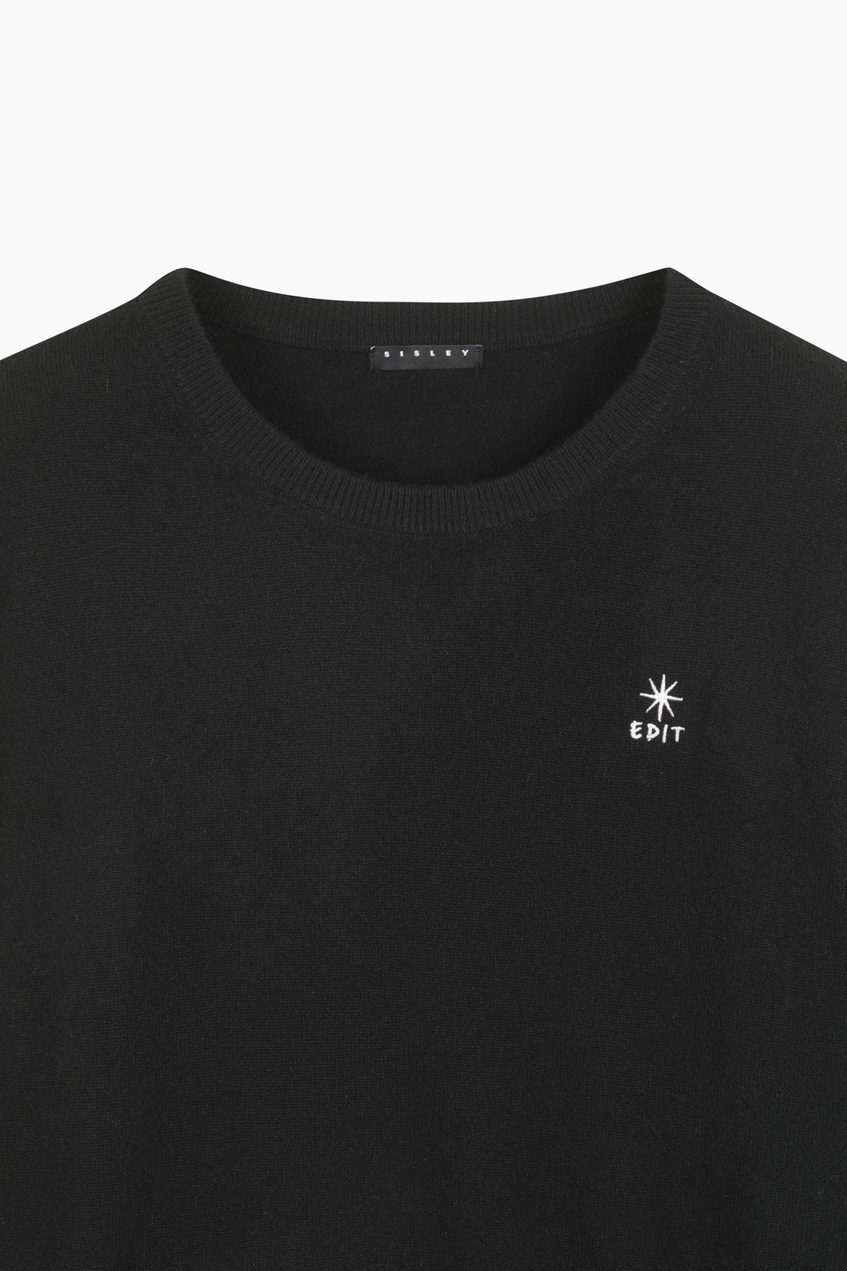 Maglia girocollo con ricamo