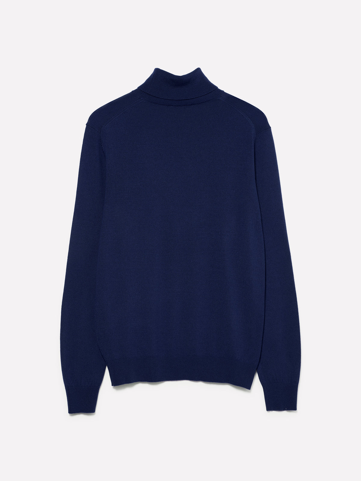 Maglia blu navy con collo alto