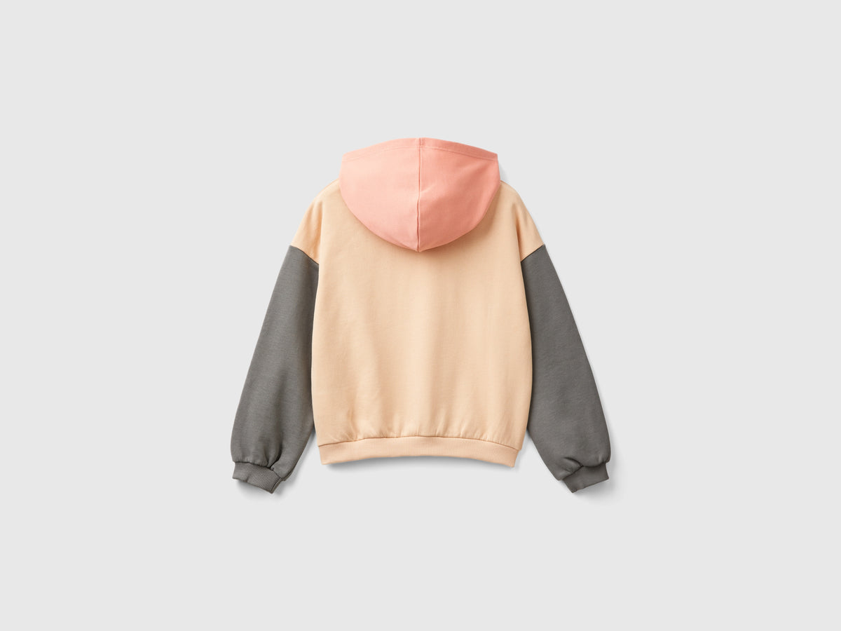 Felpa con cappuccio 100% cotone