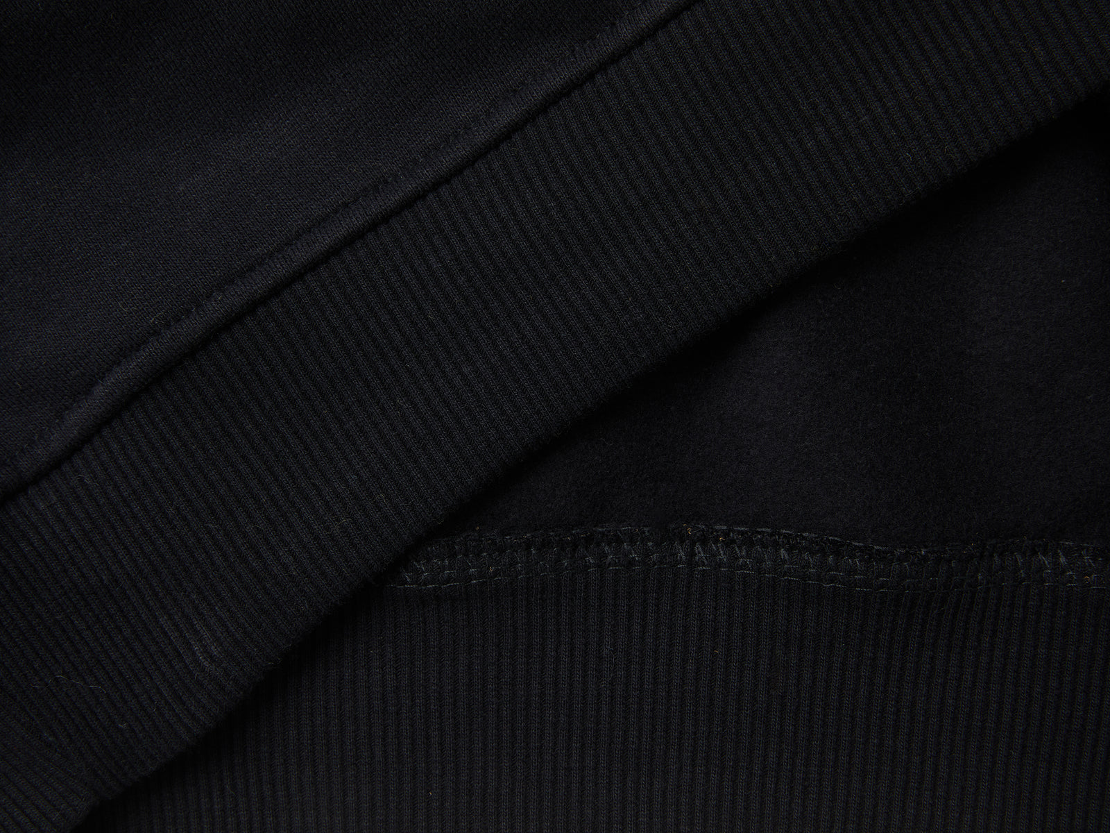 Calda felpa con logo da bambino nero 2 | Benetton Outlet