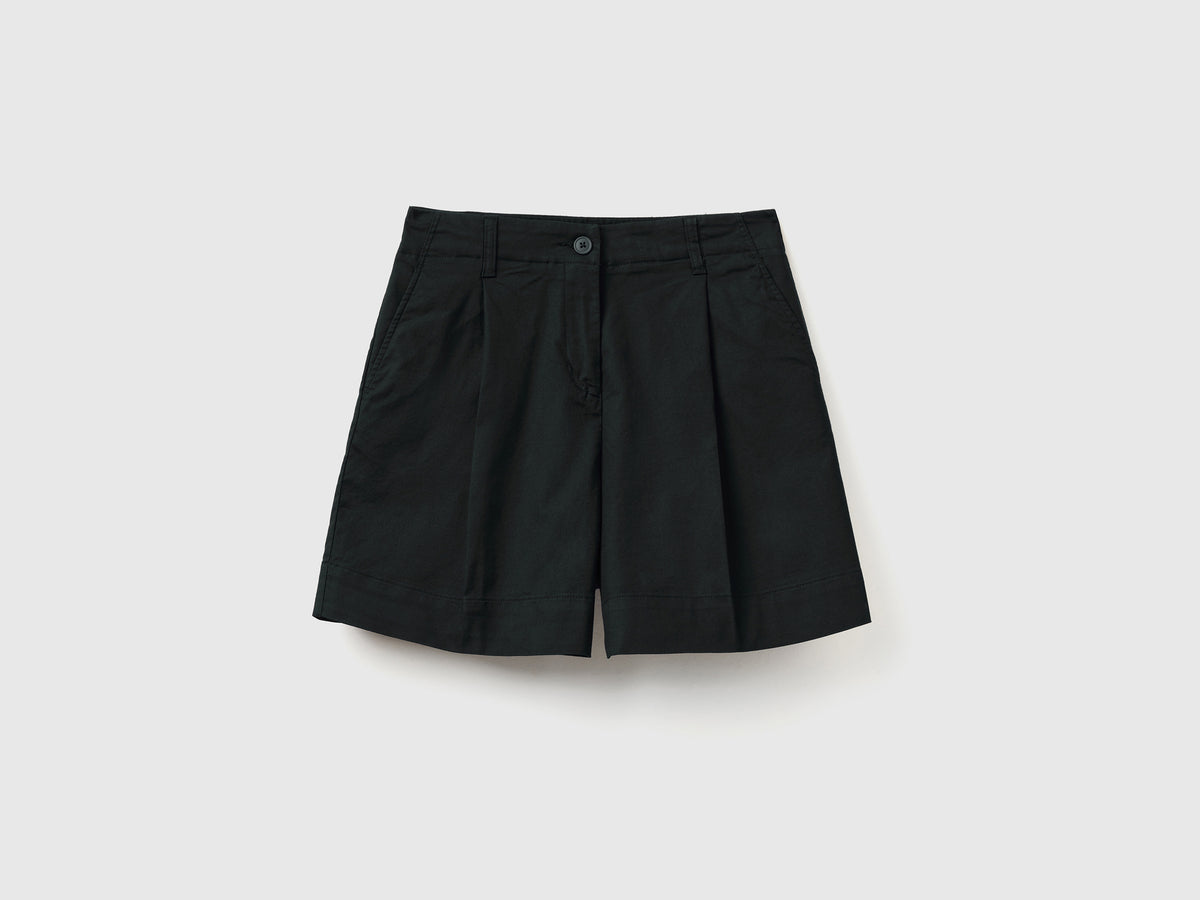 Shorts in cotone elasticizzato