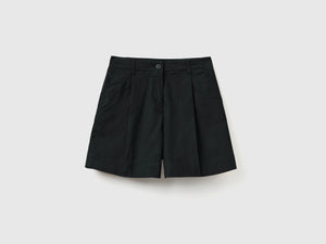 Shorts in cotone elasticizzato