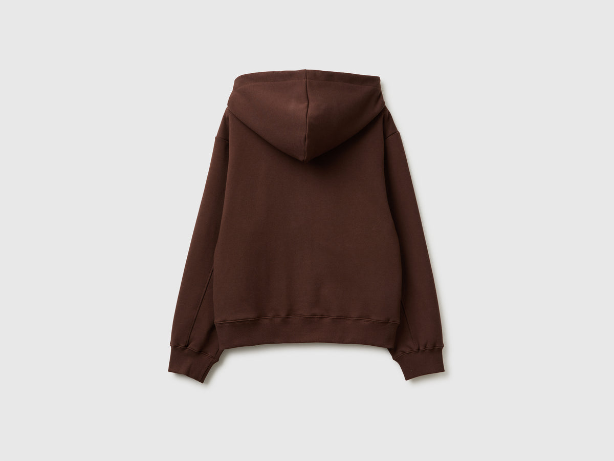 Felpa con cappuccio e zip