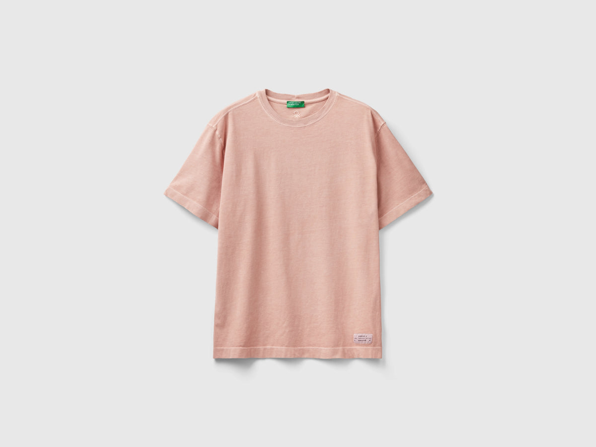 T-shirt girocollo 100% cotone bio