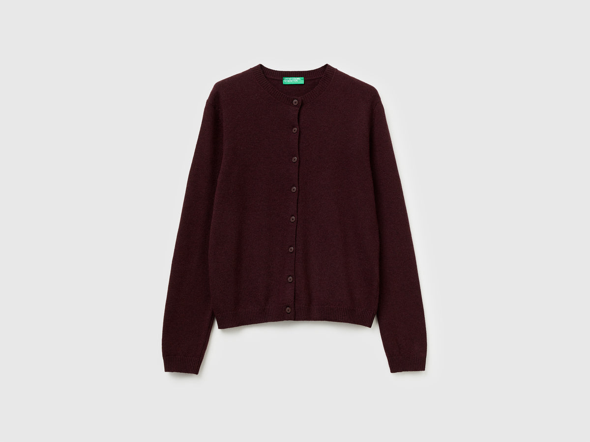 Cardigan in misto lana e cashmere