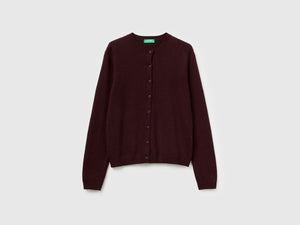 Cardigan in misto lana e cashmere