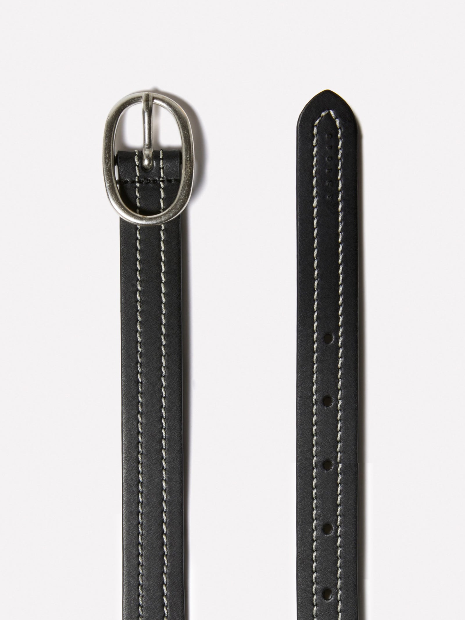 Cintura in pelle con impunture da donna nero 2 | Sisley Outlet