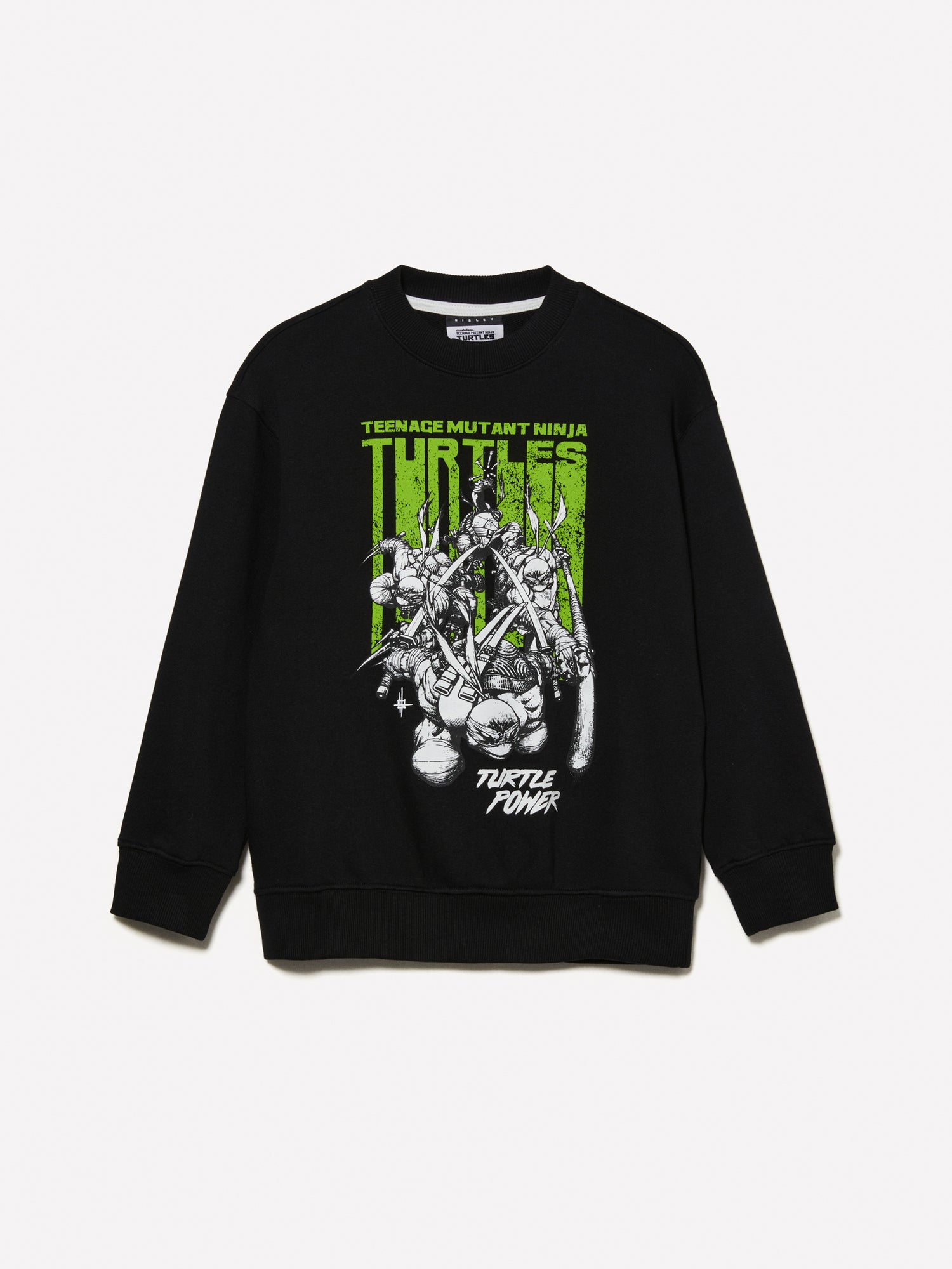 Felpa con stampa Tartarughe Ninja da bambino nero | Sisley young Outlet